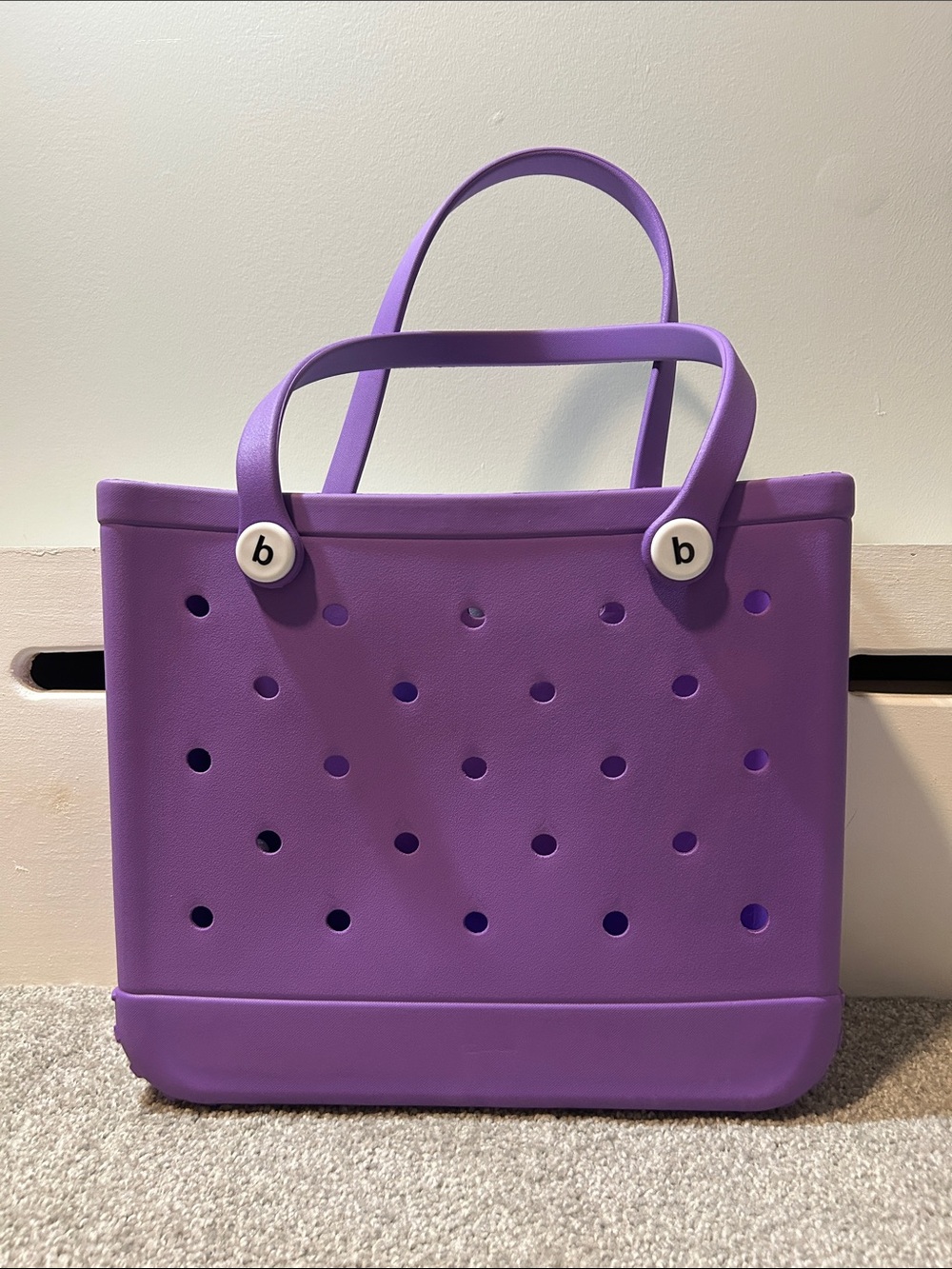 Beach Bag Purple Everyday Eva Tote Bag